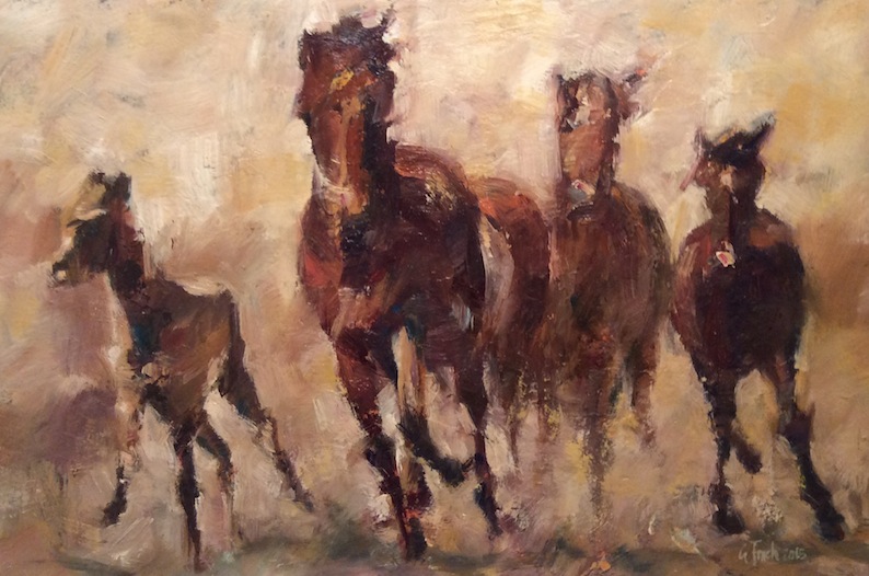 Grant Finch| Horses | McAtamney Gallery and Design Store | Geraldine NZ